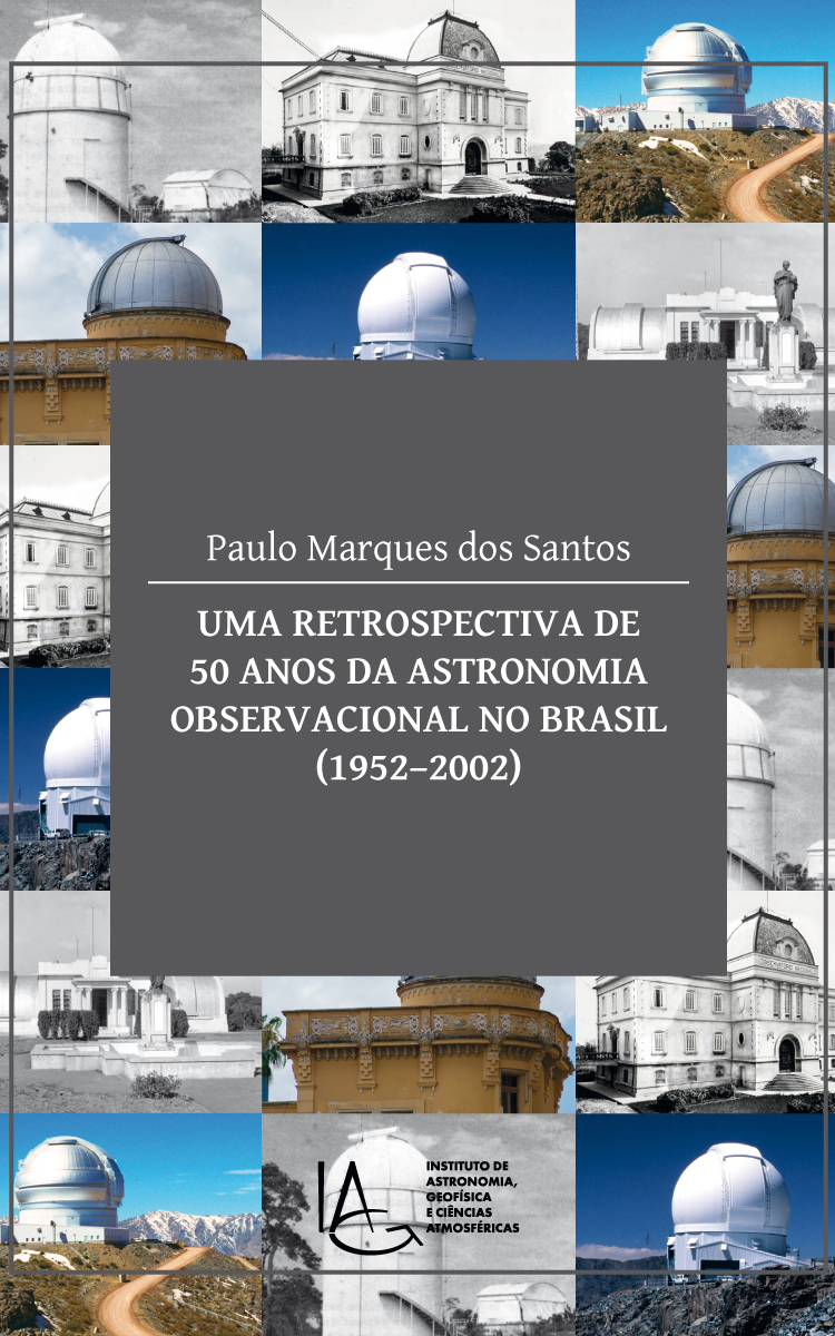 Uma Retrospectiva de 50 anos da Astronomia Observacional no Brasil (capa) 