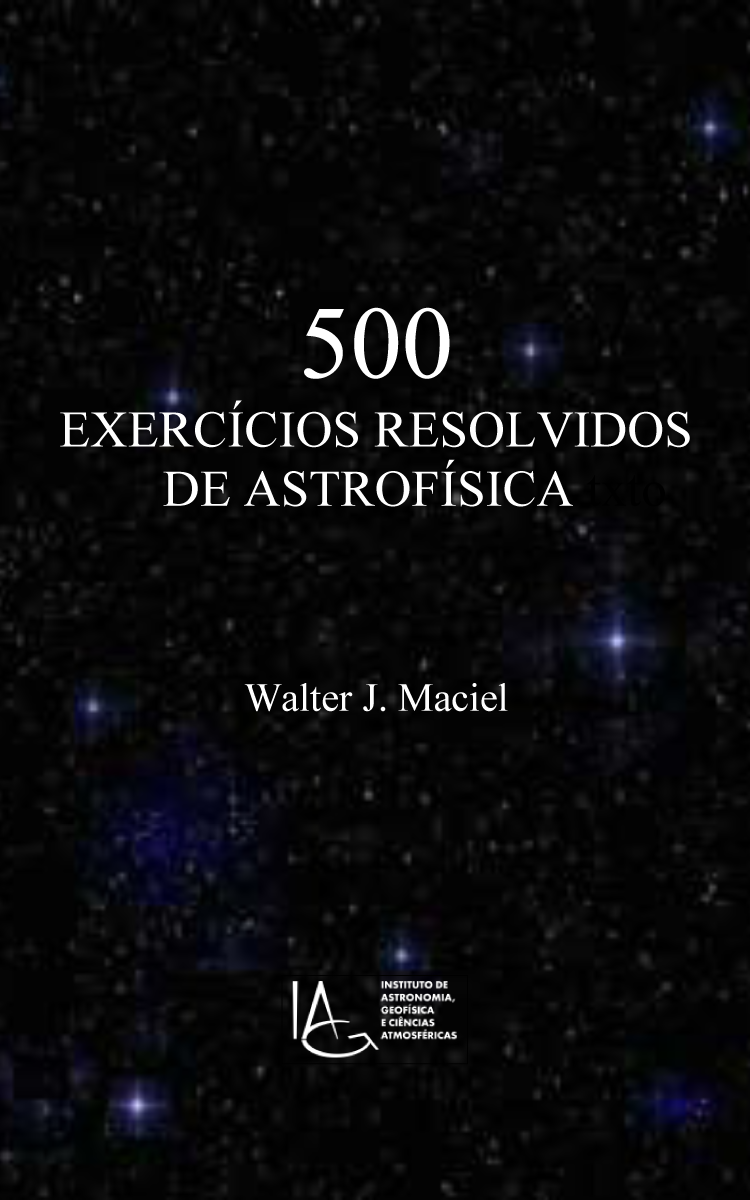 500 Exercícios Resolvidos de Astrofísica (capa)