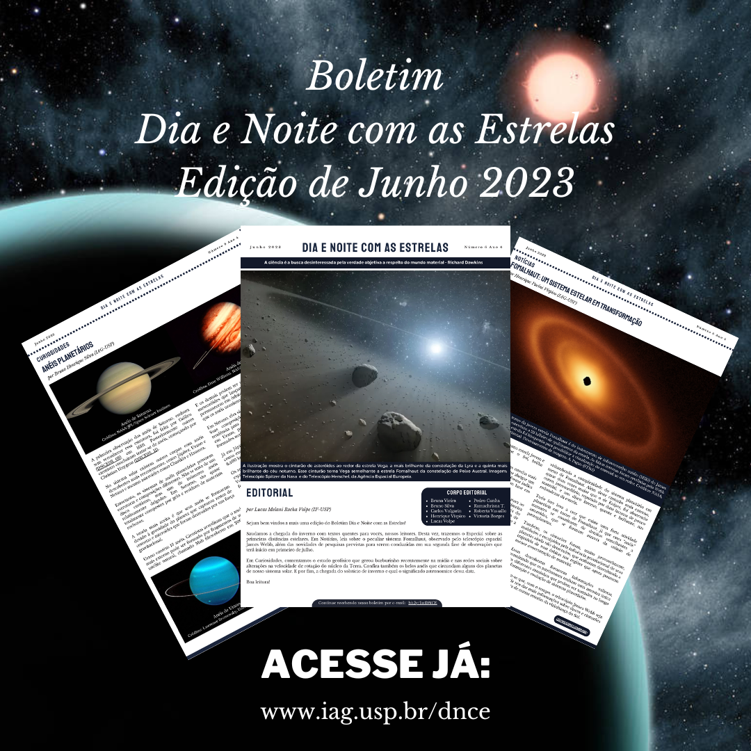 Flyer do Boletim DNCE de junho; informações no texto