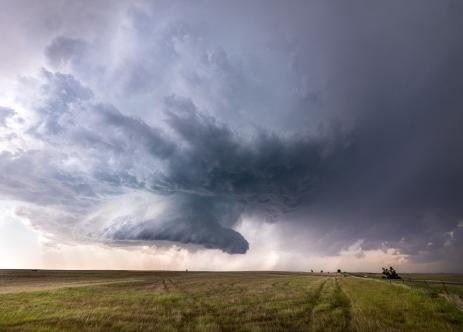 Nuvem em Oklahoma (crédito: Raychel Sanner/unsplash)