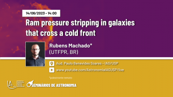 Ram pressure stripping in galaxies that cross a cold front